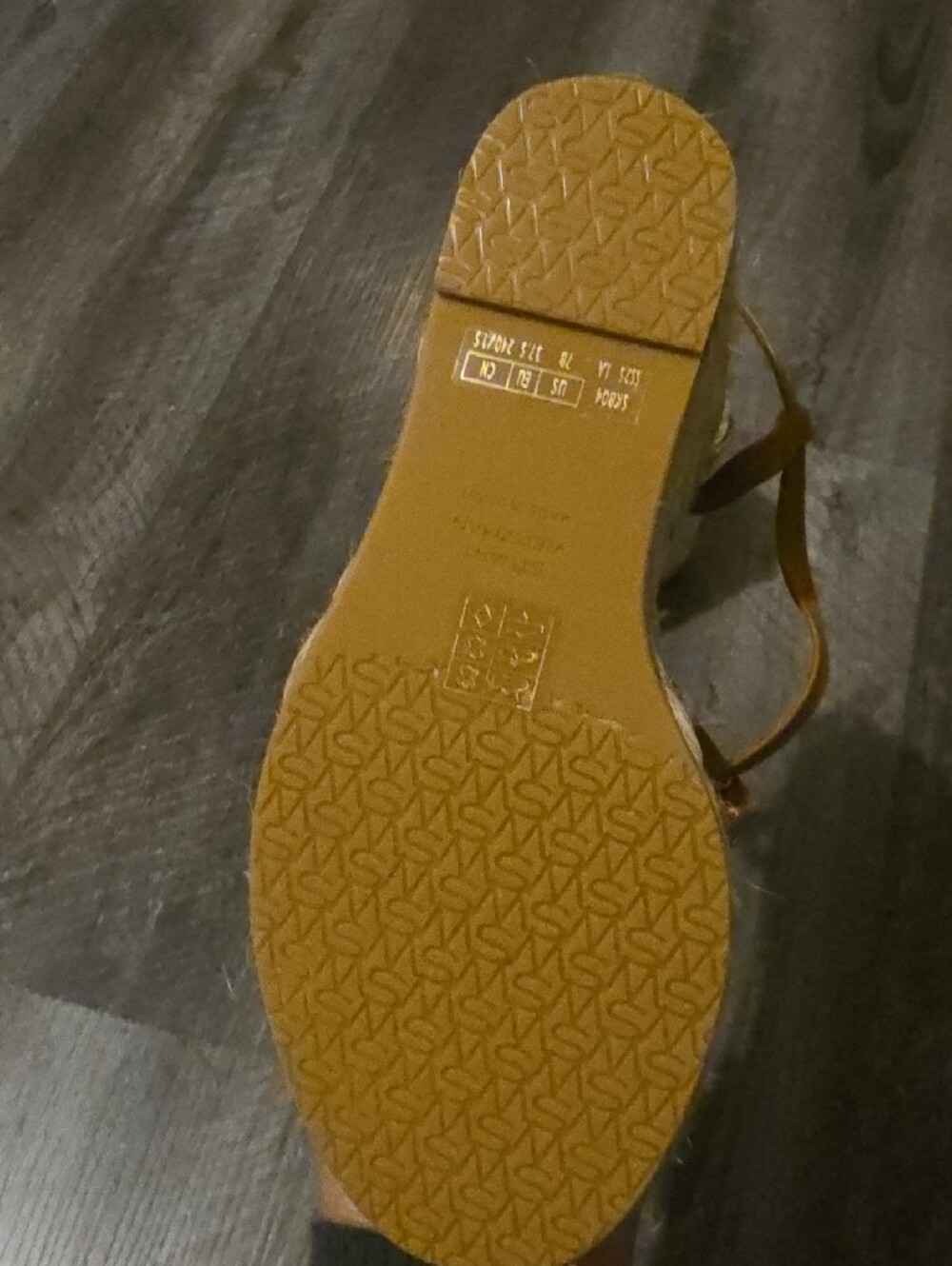 Stuart Weitzman Georgie Espadrille Wedge Sandals Size 6.5 - Picture 3 of 8